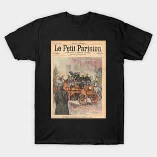 Electric Fire Engine Paris France 1900 T-Shirt